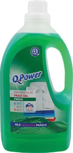 Q Power gel 23dávek Uni Fresh 259318 | Prací prostředky - Prací gely, tablety a mýdla